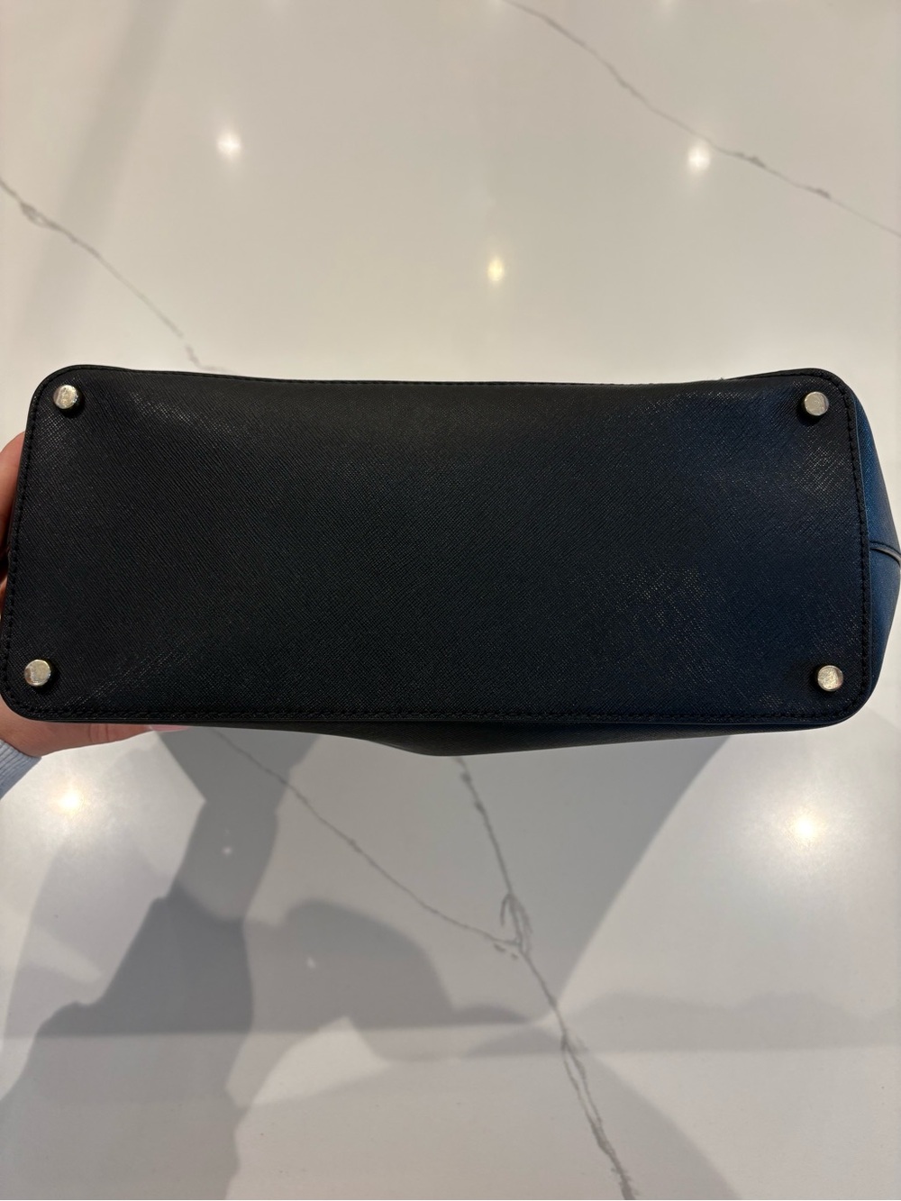 Kate Spade Black Leather Tote Bag - Picture 4 of 9